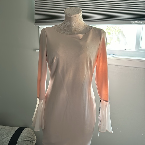 Calvin Klein dress in size 6 in pink. Never worn - Picture 2 of 6